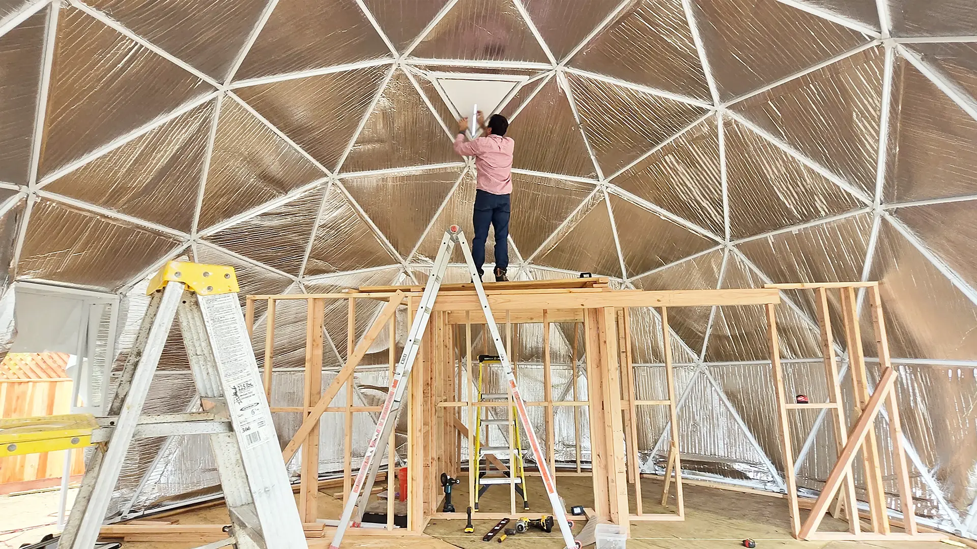 Building a Custom Geodesic Dome in Vista-Elite Built-2