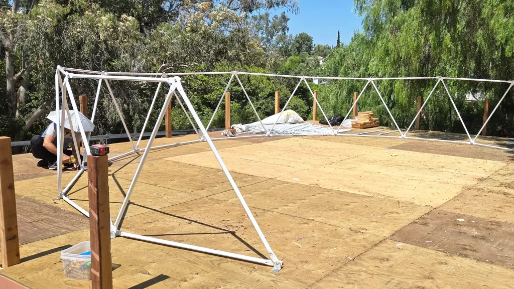 Building a Custom Geodesic Dome in Vista-Elite Built-4