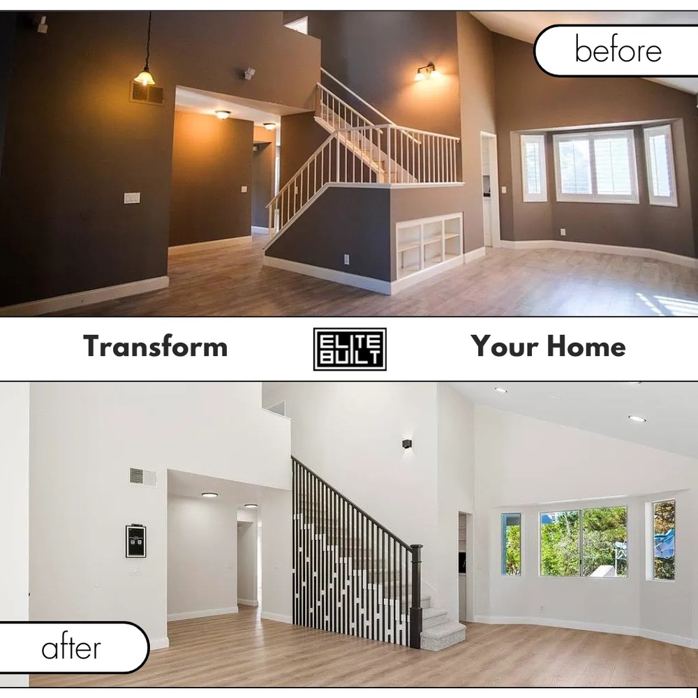 Modern interior design with minimalist décor and ambient lighting